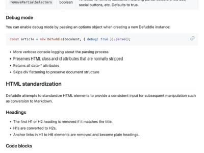 从网页中提取主要内容，GitHub 收获 2.6k Star
