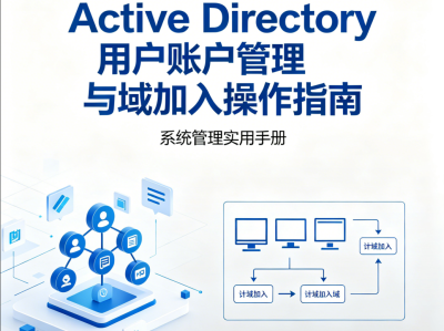 Active Directory 用户账户管理与域加入操作指南