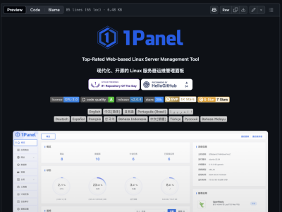GitHub 上 3 万人收藏！国产可视化 Linux 管理神器。