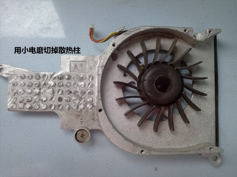 老旧dell 1400拆机改造显卡散热器，改触摸屏，配置大改造历程，多图哦~~图片6