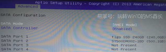 BIOS中显示的HDD固态硬盘信息 升级SSD固态硬盘后迁移Win10系统全攻略