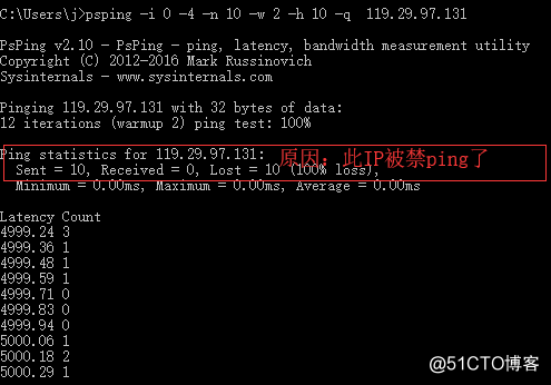 微软网络工具psping介绍